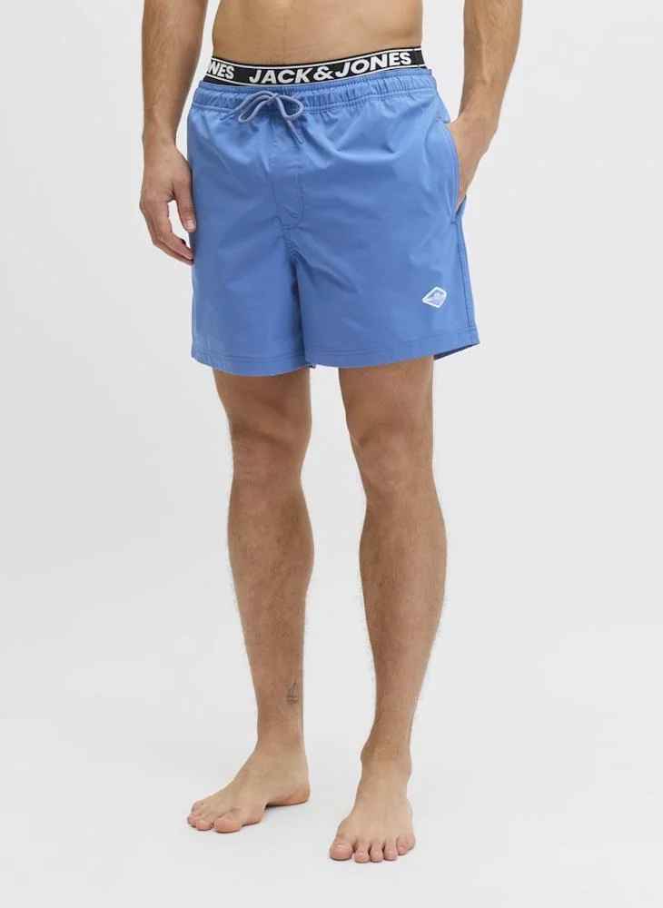 JACK & JONES  Logo Drawstring Swim Shorts for Men | Best Price UAE